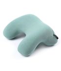 HNOS P-062 Office Nap Pillow Memory Foam Nap Pillow(Light Bean Green)