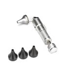 Ear Cleaning Hand Lamp USB Charging Otoscope(Silver)