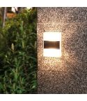 6 LED Solar Night Light Home Outdoor Decorative Garden Lamp(Warm Light)