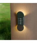 2 LED Solar Light Outdoor Garden Waterproof Wall Light(Warm Light)