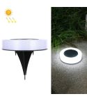 Solar Garden Waterproof Outdoor Fog Buried Lamp Stair Decoration(White Light)