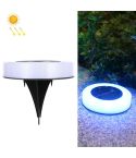 Solar Garden Waterproof Outdoor Fog Buried Lamp Stair Decoration(Color Light)