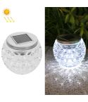 Solar Outdoor Wishing Glass Jar Courtyard Decoration Light(White Light)