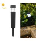 Solar Waterproof Outdoor Landscape Square Column Lawn Light(White Light)