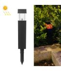 Solar Waterproof Outdoor Landscape Square Column Lawn Light(Color Light)