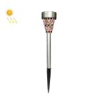 3 PCS H4011 Solar Outdoor Waterproof Mosaic Lawn Light(Orange)