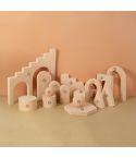 16 In 1 Photography Geometry Foam Cube Photo Studio Props(Complexion)