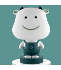 3W Cartoon Crown Pet USB Touch Control Night Light(Cow Green)