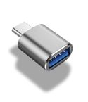 10 PCS USB 3.0 Female to USB-C / Type-C Male OTG Adapter(Grey)