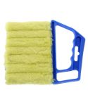 Microfiber Blind Dust Removal Cleaning Brush, Size: 16x13.5cm(Blue)