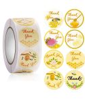 Pearl Milk Tea Cup Thank You Sticker Coffee Shop Sealing Sticker, Size: 2.5cm / 1 Inch(HA025)