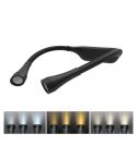 Hanging Neck Lamp Student Eye Protection Led Reading Lamp USB Rechargeable Book Lamp(Black)