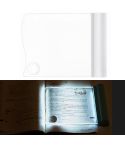 LED Acrylic Plate Eye Protection Night Reading Lamp(White)
