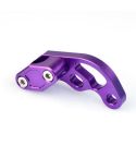 2 PCS Motorcycle Modification Accessories Universal Brake Hose Clamp(Purple)