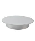 25cm USB Power Rotating Display Stand Video Shooting Props Turntable(White Bottom Frosted)