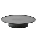 25cm USB Power Rotating Display Stand Video Shooting Props Turntable(Black Bottom Frosted)