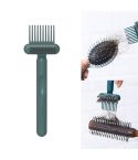 Comb Curling Iron Hollow Cleaning Brush, Specification: 17x5.5cm(Ink)