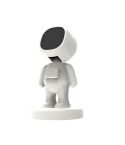 TOPFREE Astronaut Car Bracket Magnetic Adhesive Paste Navigation Car Phone Bracket(White)