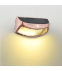 Red Copper Human Body Induction Solar Wall Light(Warm Light)