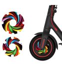 1 Pair Scooter Motor Waterproof Protective Sticker For Xiaomi Mijia M365 / M365 Pro / Pro 2 / 1S(Colorful 9)