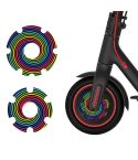 1 Pair Scooter Motor Waterproof Protective Sticker For Xiaomi Mijia M365 / M365 Pro / Pro 2 / 1S(Colorful 10)