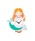 Cartoon Shake Wall Clock Children Room Decoration Wall Clock (Mermaid)