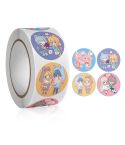 Roll Pack Valentine Day Heart Love Sticker Self-adhesive Label, Size: 2.5cm / 1 Inch(K-153)