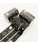 3 Rolls / Set 8958 5m Paper Bronzing Wallet Tape Set(Star Sea)
