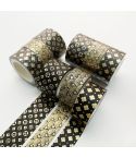 3 Rolls / Set 8958 5m Paper Bronzing Wallet Tape Set(Treasure Phase Pattern)