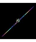 2pcs 60cm Colorful Laser Car Stickers Body Scratches Cover Car Stickers(Crown 9137c)