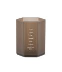 Simple Modern Office Desktop Storage Pen Holder(Transparent Brown)