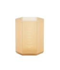 Simple Office Desktop Storage Pen Holder(Transparent Khaki)