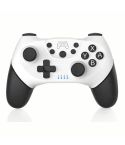 Vibration 6-axis Somatosensory Wireless Bluetooth Gamepad For Switch(Black White)