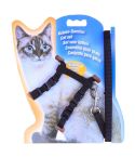 I-shaped Nylon Cat Leash Pet Chest Strap(Black)