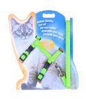 I-shaped Nylon Cat Leash Pet Chest Strap(Green)
