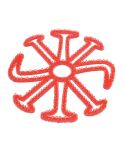 Riding Silicone Helmet Inner Pad Anti-Pressure Hair Breathable Portable Helmet Pad(Red)