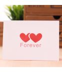 10 PCS A-035 Large Hollow Letters Holiday Greeting Card(Forever)