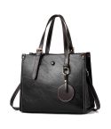1688 Multifunctional Vintage Ladies Handbag(Black)