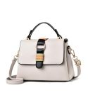 08818 Multifunctional Lady Small Square Handbag(Rice Gray)