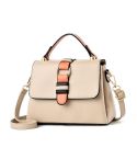 08818 Multifunctional Lady Small Square Handbag(Apricot)
