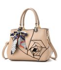 378 Three-dimensional Carved Ladies Handbag(Khaki)