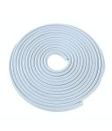 5m U-shaped Non-stick Car Rubber Seal Bumper(White)