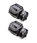 2 PCS SD-1012 Car Multifunctional Drink Holder Garbage Box(Silver)