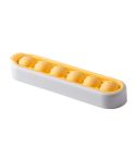 Homemade Quick Frozen Ice Cube Storage Silicone Mold(Gray Yellow)