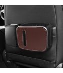 Car Drain Tissue Box Umbrella Storage Pocket Bag Storage Box Car Trash Can(Brown)