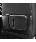 Car Drain Tissue Box Umbrella Storage Pocket Bag Storage Box Car Trash Can(Flip Fur Gray)
