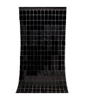 2 PCS 1x2M Square Rain Silk Door Curtain Birthday Party Background Wall Decoration(Black)