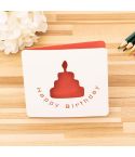 10 PCS Cute Hollow Cartoon Greeting Card(Happy Birthday)