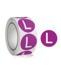 10 PCS Clothing Shoes & Hats Size Model Label Round Sticker(A-447)