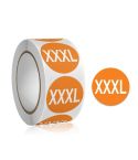 10 PCS Clothing Shoes & Hats Size Model Label Round Sticker(A-450)